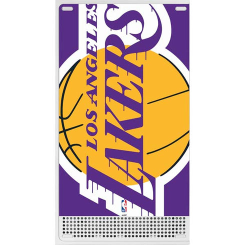 NBA Los Angeles Lakers Large Logo Xbox Series S Console Skin